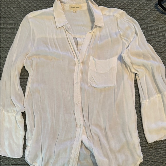 Cloth & Stone White/Cream Top - Picture 7 of 7